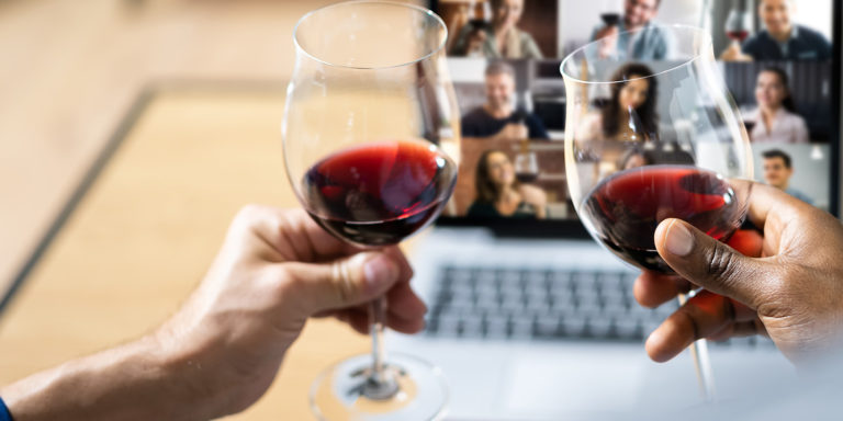 angereegt naerrische online weinprobe